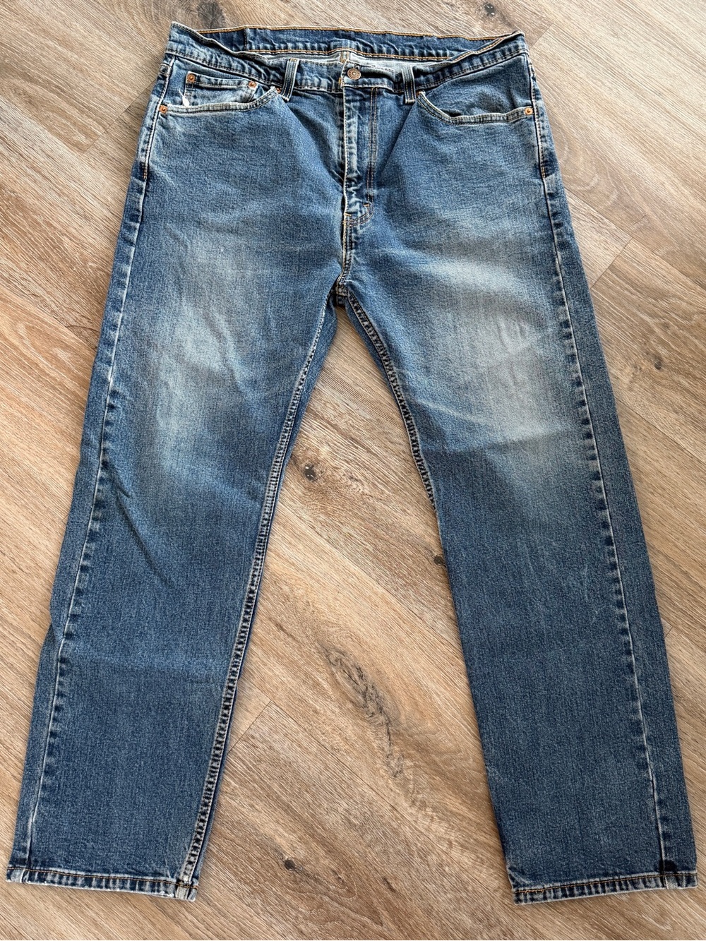 Classic Men's Levi’s 505 Blue Denim Jeans